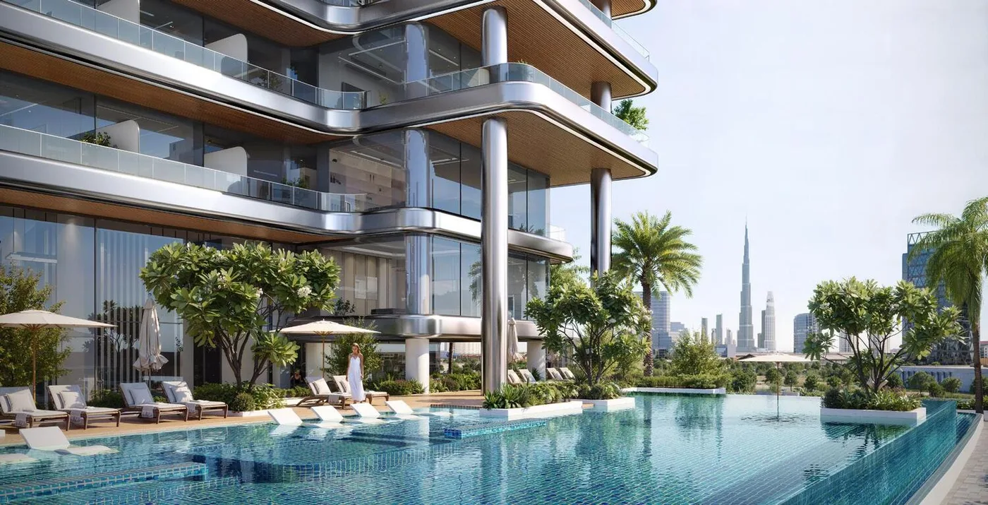 Adult Pool amenity image at Binghatti Hillside