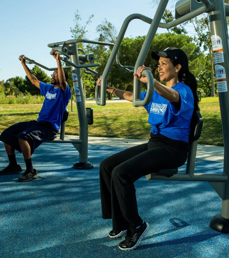 Outdoor Gym amenity image at Binghatti Phoenix