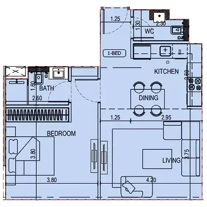 Binghatti Binghatti Sky Terraces floor plan