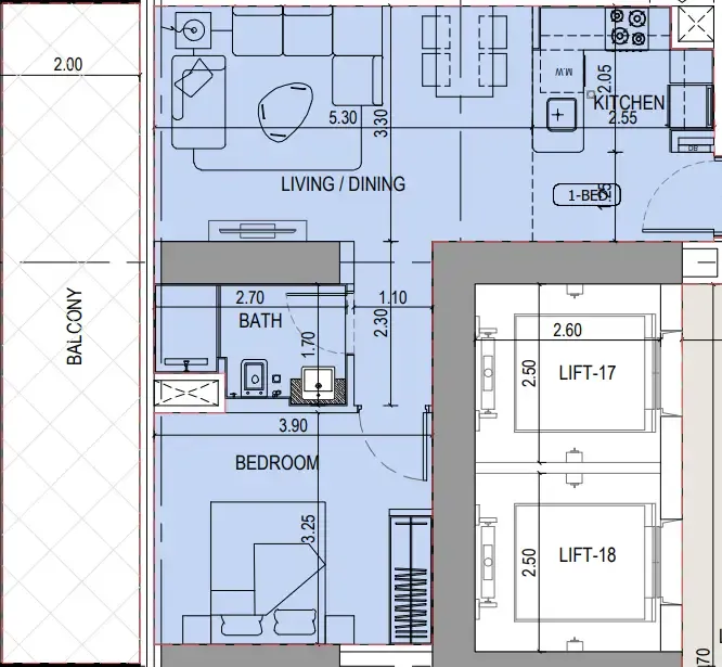 Binghatti Binghatti Sky Terraces floor plan