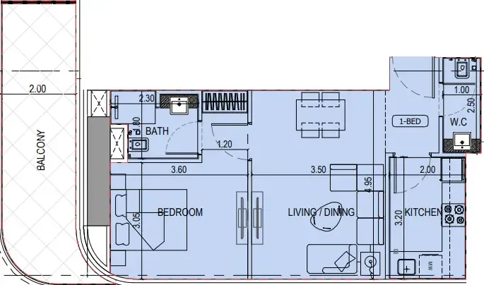 Binghatti Binghatti Sky Terraces floor plan