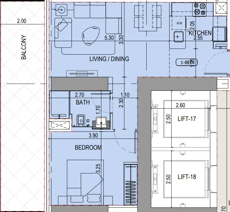 Binghatti Binghatti Sky Terraces floor plan