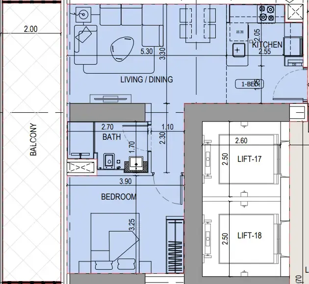 Binghatti Binghatti Sky Terraces floor plan