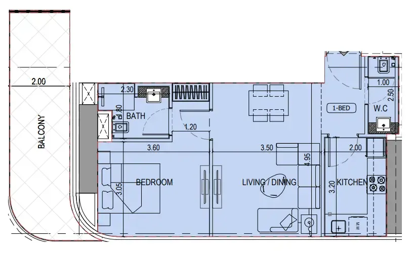 Binghatti Binghatti Sky Terraces floor plan