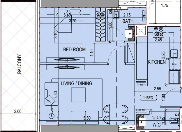 Binghatti Binghatti Sky Terraces floor plan