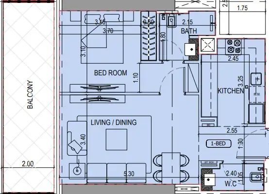 Binghatti Binghatti Sky Terraces floor plan