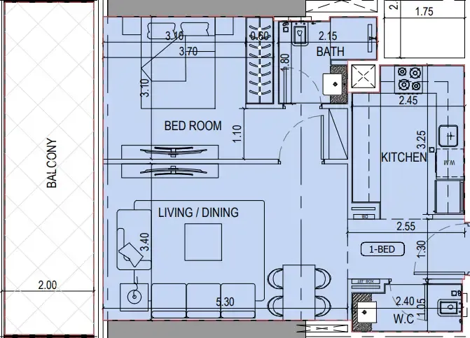 Binghatti Binghatti Sky Terraces floor plan