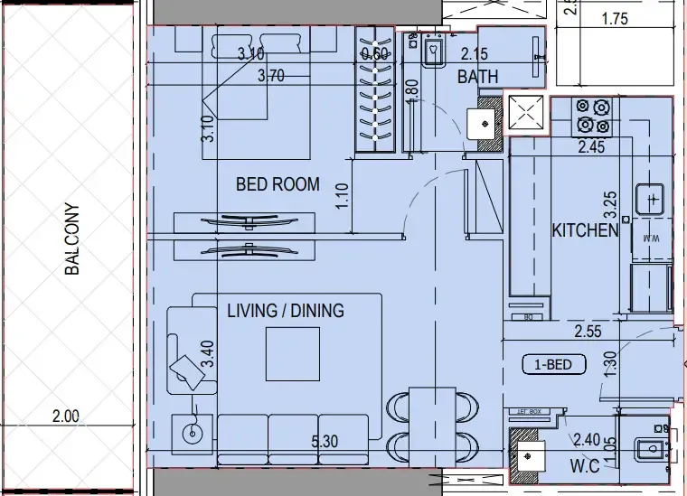 Binghatti Binghatti Sky Terraces floor plan