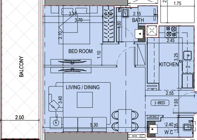Binghatti Binghatti Sky Terraces floor plan