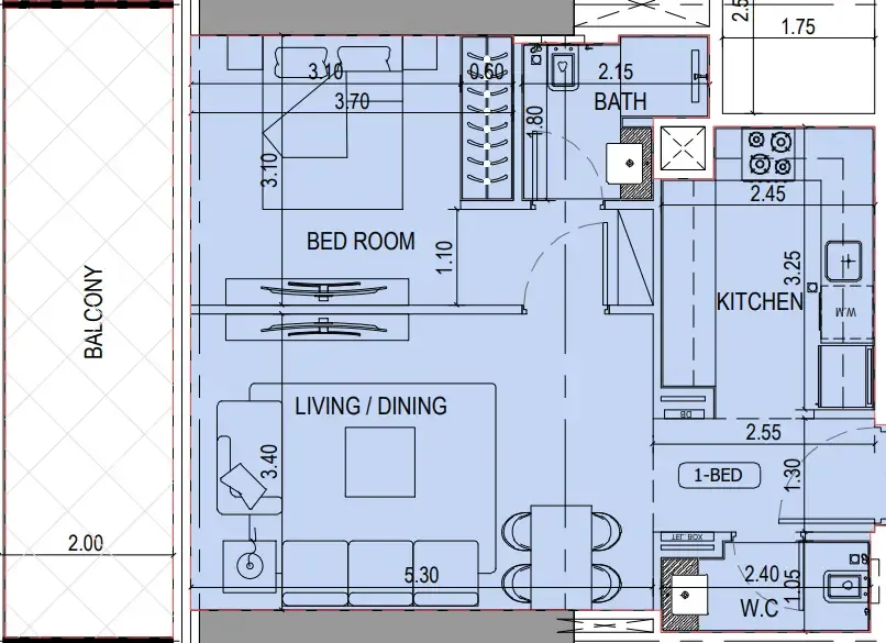 Binghatti Binghatti Sky Terraces floor plan