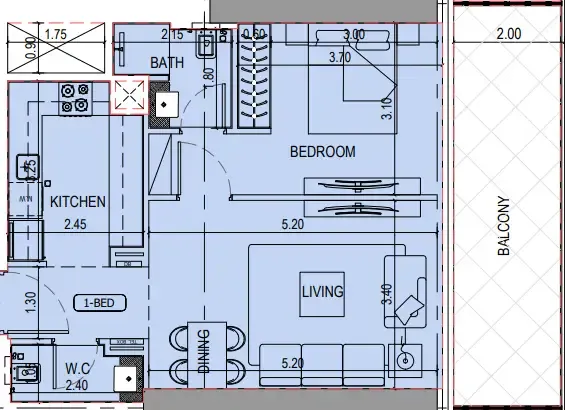 Binghatti Binghatti Sky Terraces floor plan