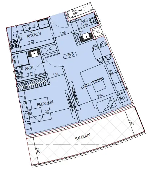 Binghatti Binghatti Sky Terraces floor plan