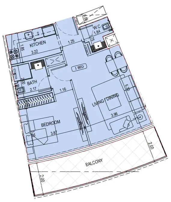 Binghatti Binghatti Sky Terraces floor plan