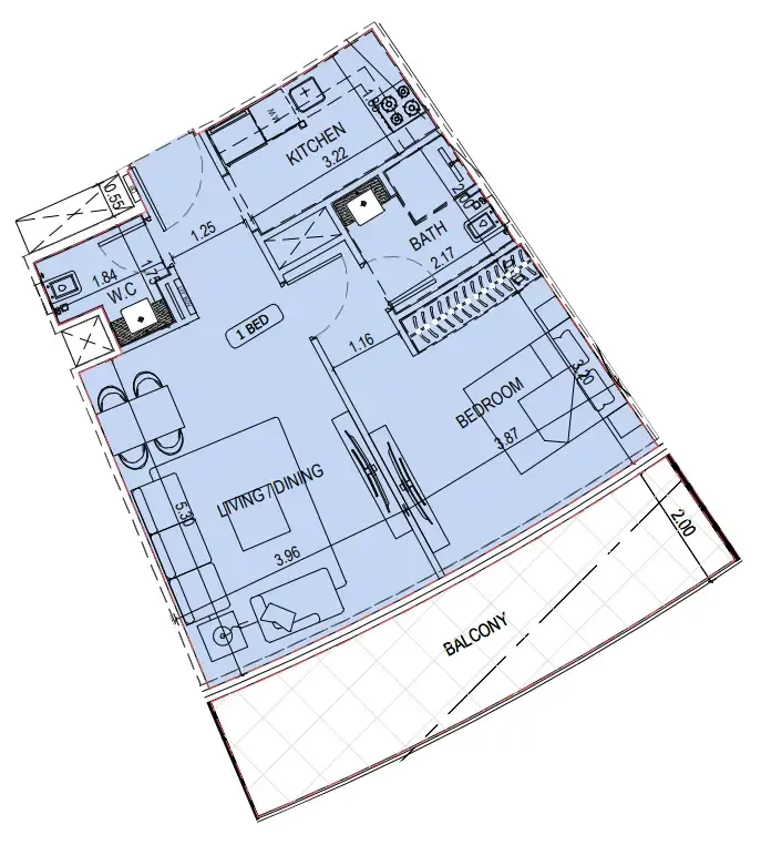 Binghatti Binghatti Sky Terraces floor plan