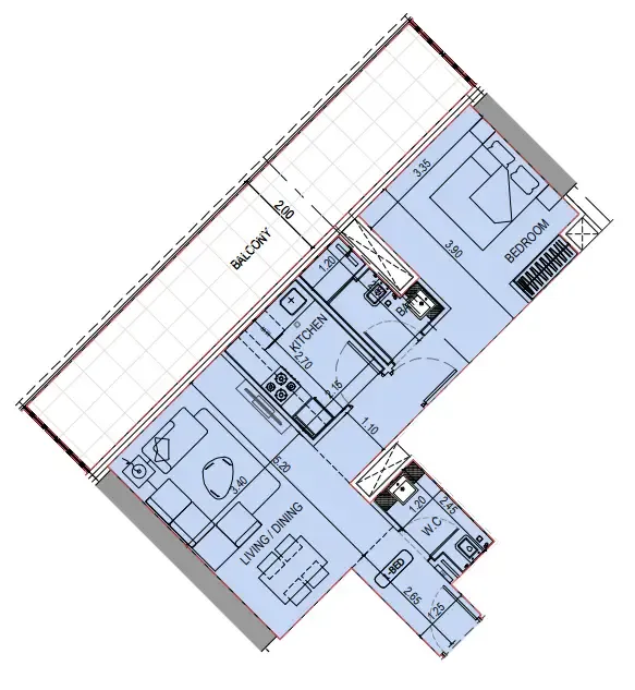 Binghatti Binghatti Sky Terraces floor plan