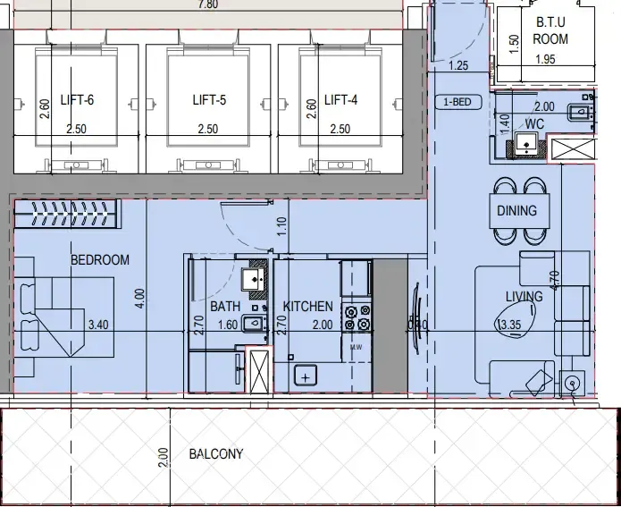 Binghatti Binghatti Sky Terraces floor plan