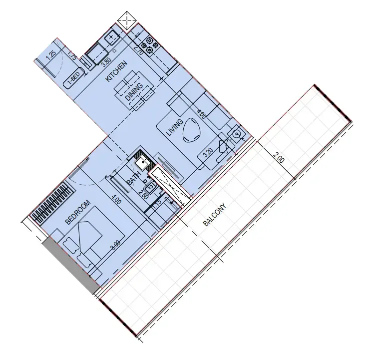 Binghatti Binghatti Sky Terraces floor plan