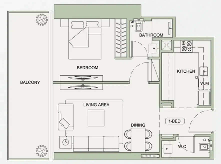Binghatti Binghatti Sky Terraces floor plan