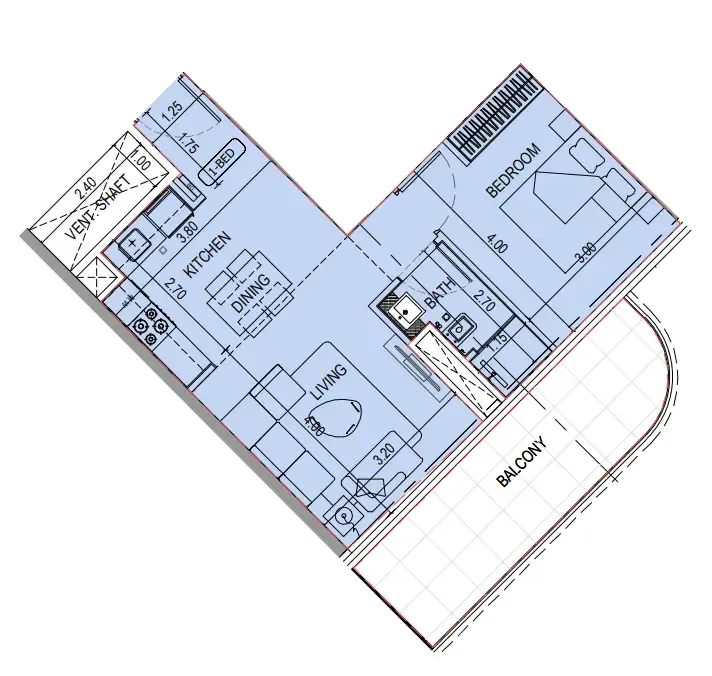 Binghatti Binghatti Sky Terraces floor plan