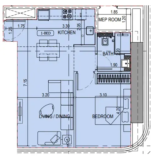 Binghatti Binghatti Sky Terraces floor plan