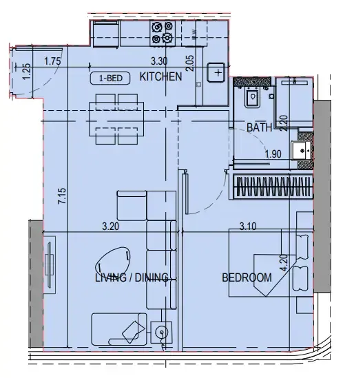Binghatti Binghatti Sky Terraces floor plan