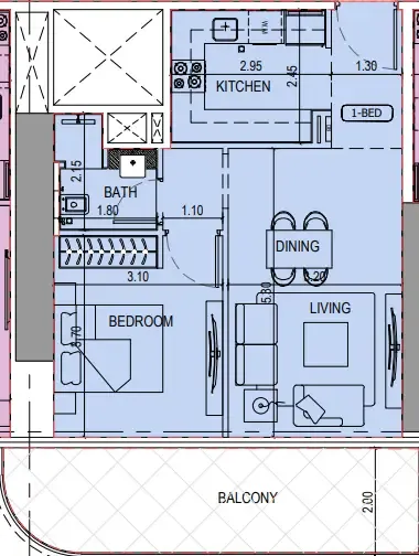 Binghatti Binghatti Sky Terraces floor plan