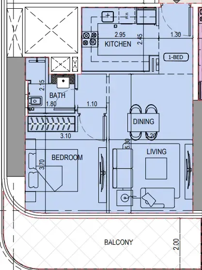 Binghatti Binghatti Sky Terraces floor plan