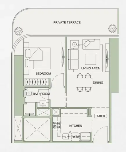 Binghatti Binghatti Sky Terraces floor plan