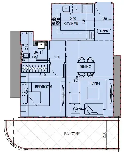 Binghatti Binghatti Sky Terraces floor plan