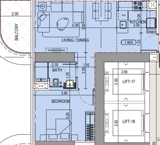 Binghatti Binghatti Sky Terraces floor plan