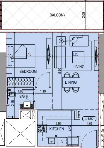 Binghatti Binghatti Sky Terraces floor plan