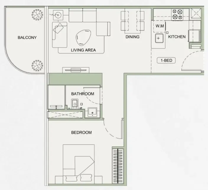 Binghatti Binghatti Sky Terraces floor plan