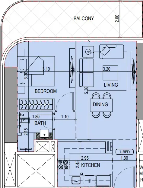 Binghatti Binghatti Sky Terraces floor plan