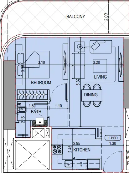 Binghatti Binghatti Sky Terraces floor plan