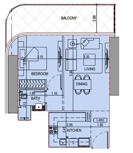 Binghatti Binghatti Sky Terraces floor plan