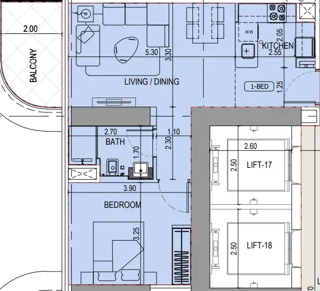 Binghatti Binghatti Sky Terraces floor plan
