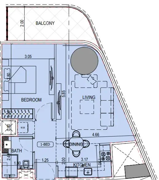 Binghatti Binghatti Sky Terraces floor plan