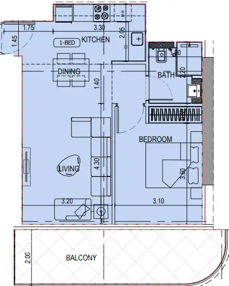 Binghatti Binghatti Sky Terraces floor plan