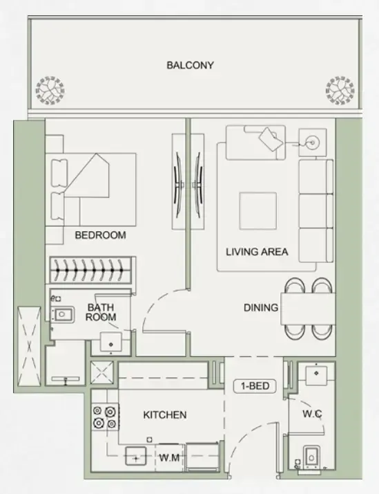 Binghatti Binghatti Sky Terraces floor plan