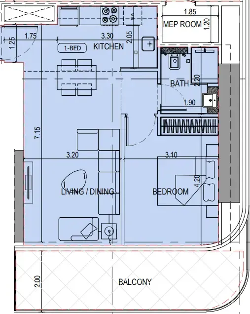 Binghatti Binghatti Sky Terraces floor plan