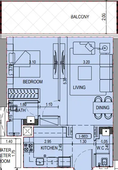 Binghatti Binghatti Sky Terraces floor plan