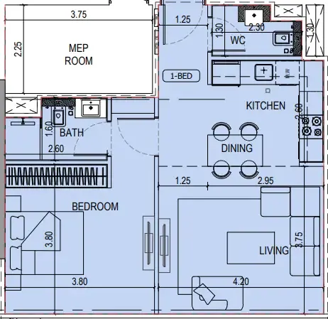 Binghatti Binghatti Sky Terraces floor plan
