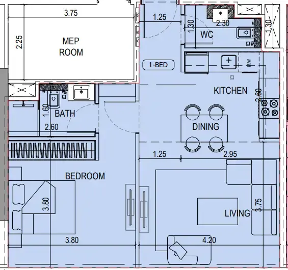 Binghatti Binghatti Sky Terraces floor plan