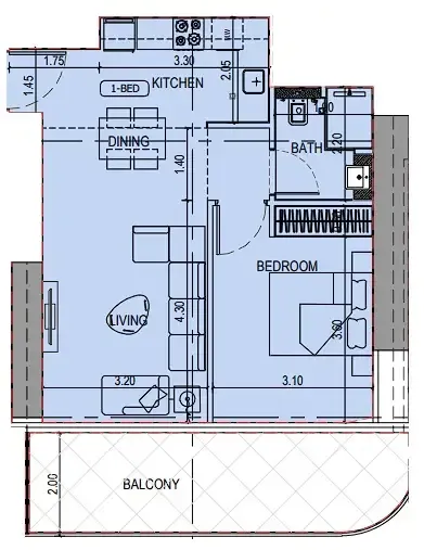 Binghatti Binghatti Sky Terraces floor plan