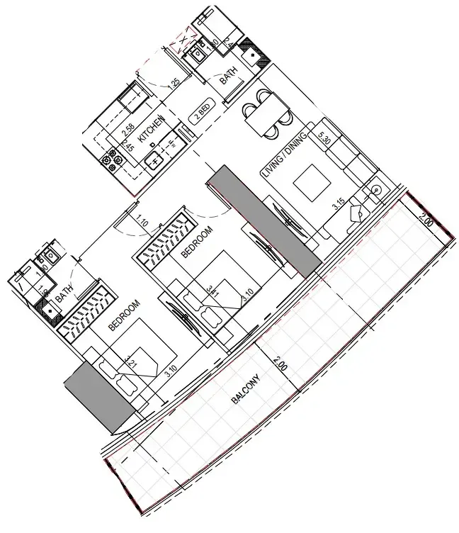 Binghatti Binghatti Sky Terraces floor plan