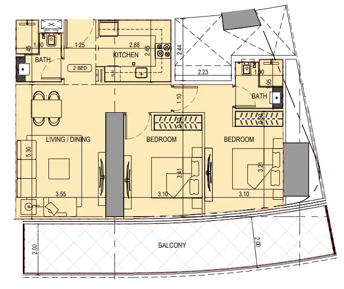 Binghatti Binghatti Sky Terraces floor plan
