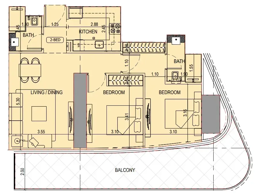 Binghatti Binghatti Sky Terraces floor plan