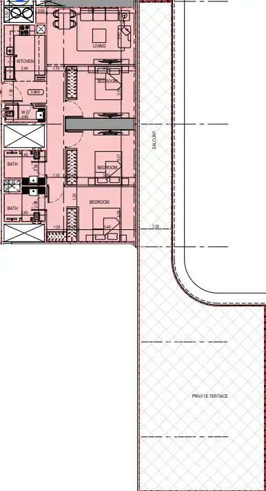 Binghatti Binghatti Sky Terraces floor plan