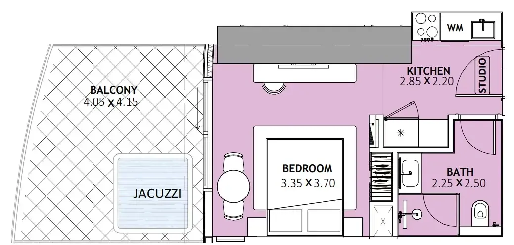 Binghatti Binghatti Skyblade floor plan