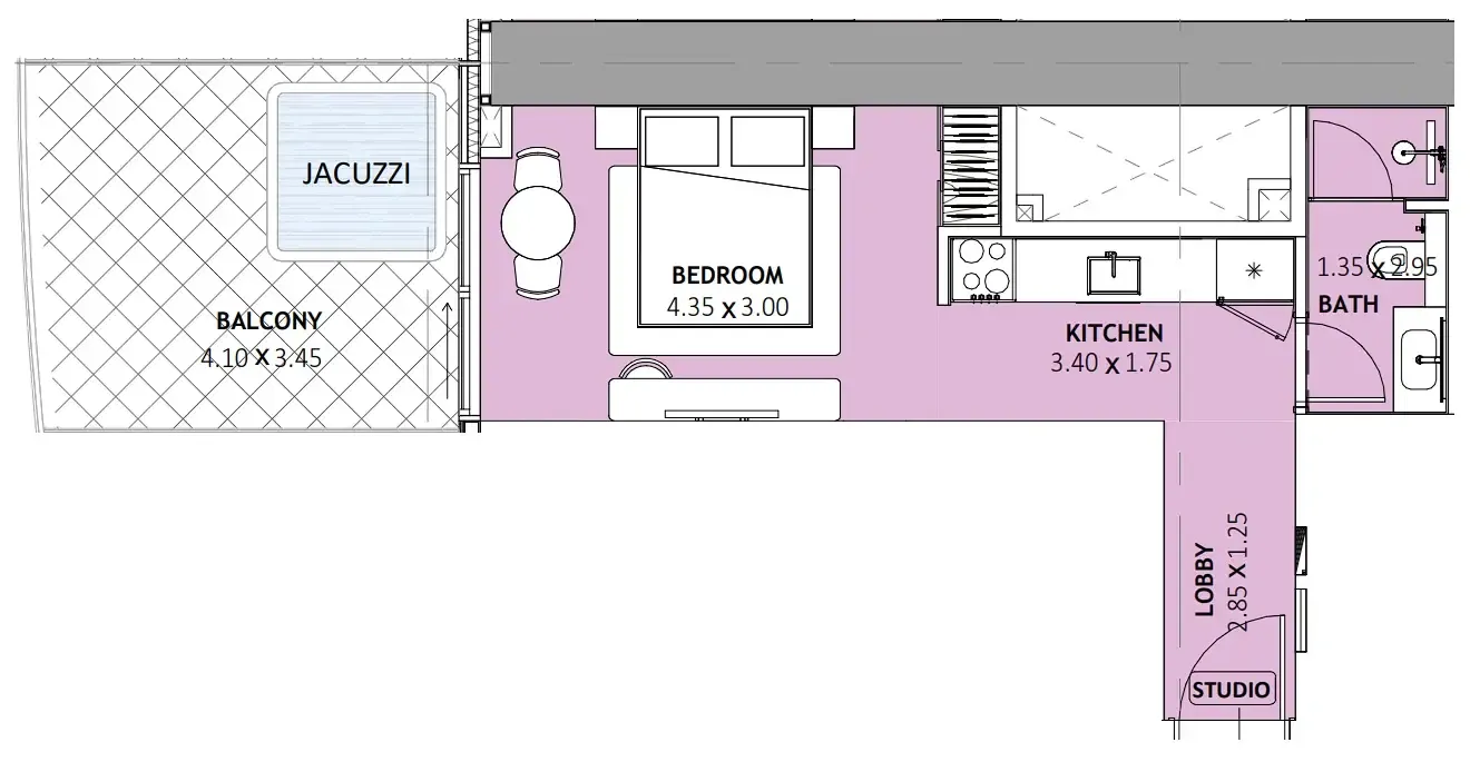 Binghatti Binghatti Skyblade floor plan